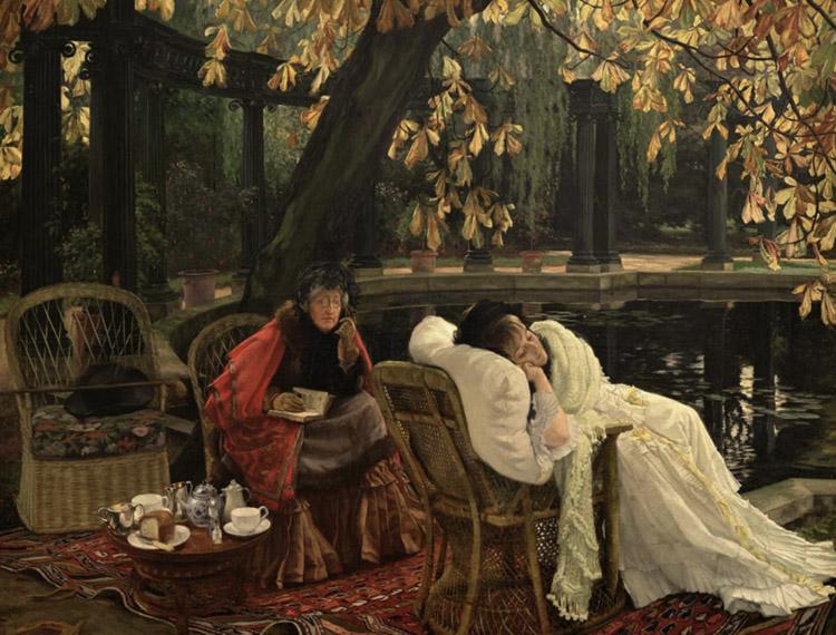 James Tissot A Convalescent (nn01) oil painting picture